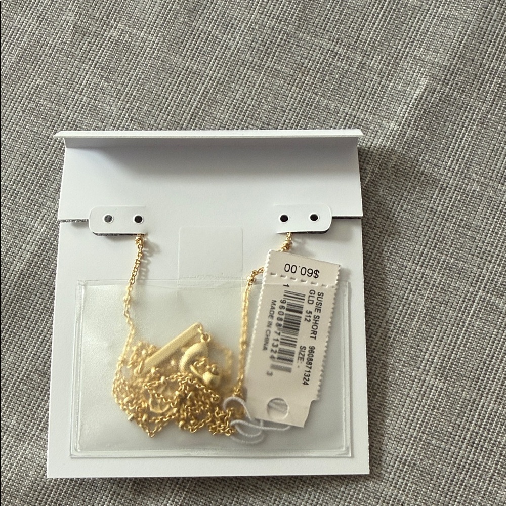 Kendra Scott Gold Necklace with Iridescent Pendant - Picture 2 of 2